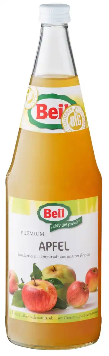 Bild 1 von BEIL Apfelsaft, 1-l-Fl.