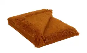 Plaid  Bouclé ¦ orange ¦ Synthetik ¦ Maße (cm): B: 130 Heimtextilien > Kuscheldecken - Möbel Kraft