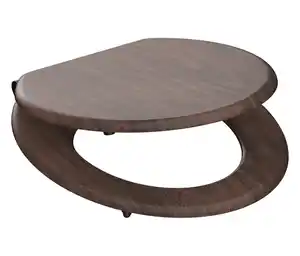 MDF WC-Sitz Dark Wood