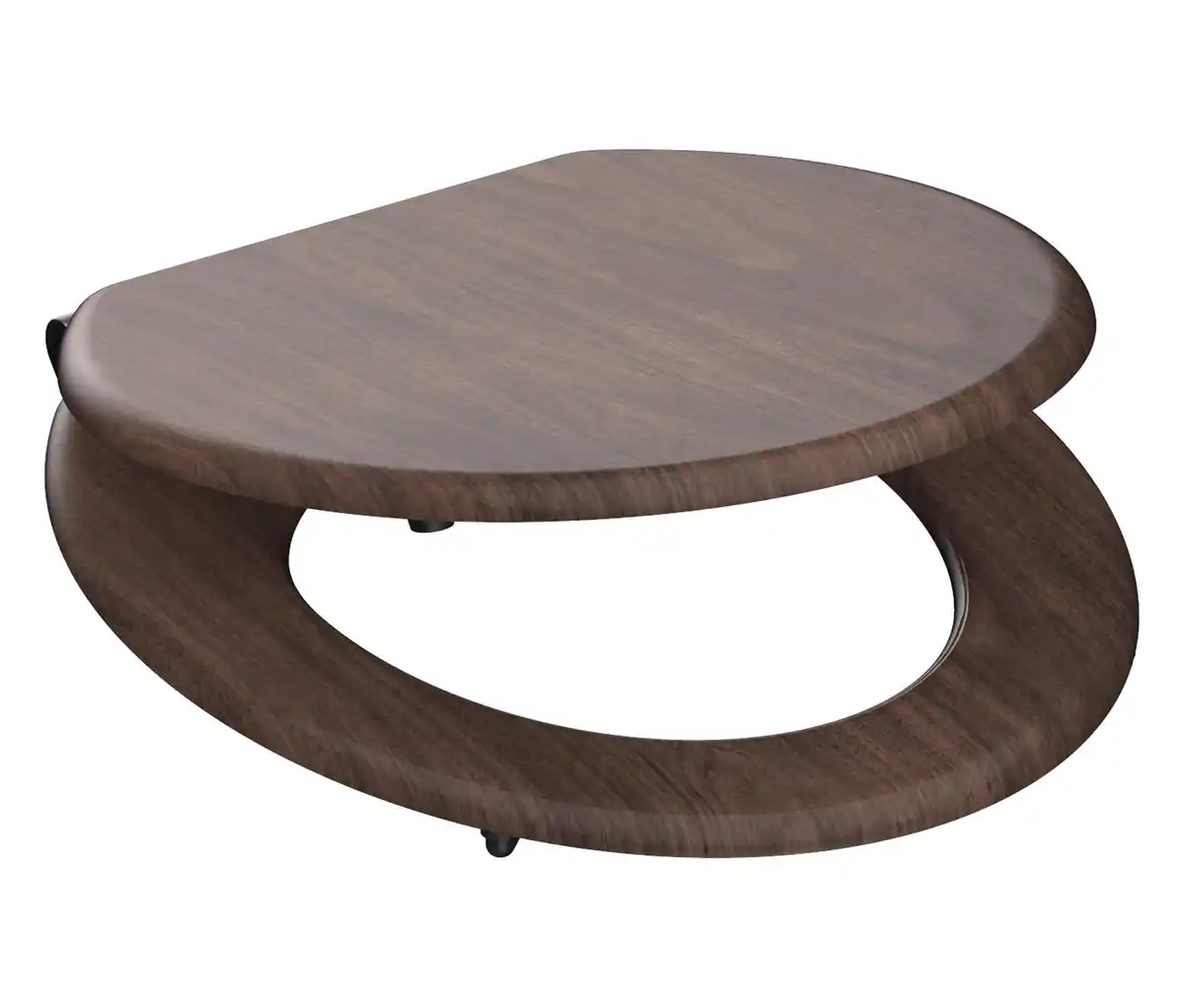 Bild 1 von MDF WC-Sitz Dark Wood