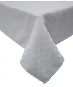 Tischdecke mit Struktur, hellgrau