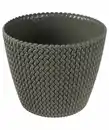 Bild 1 von Pflanztopf in Strickoptik, anthrazit
