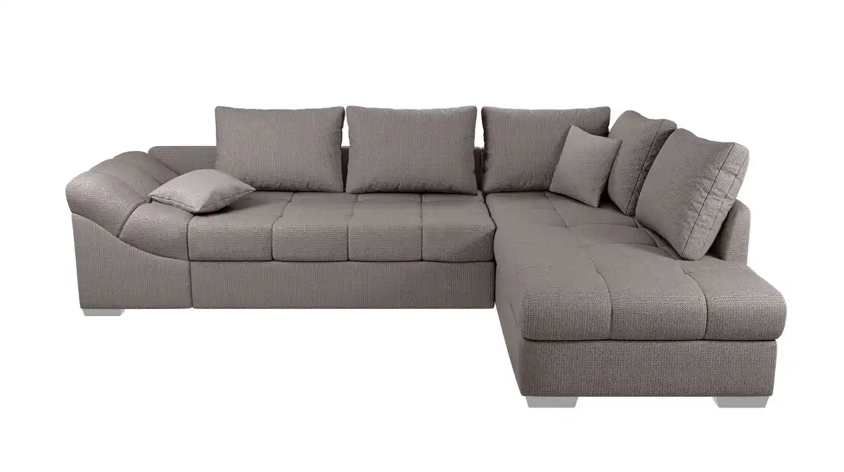 Bild 1 von Ecksofa grau Schlaffunktion 298 x 202 cm - SORENTA