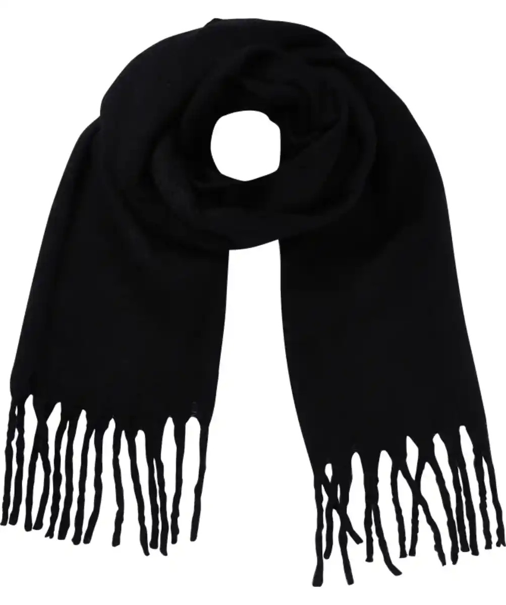 Bild 1 von Fransenschal, schwarz