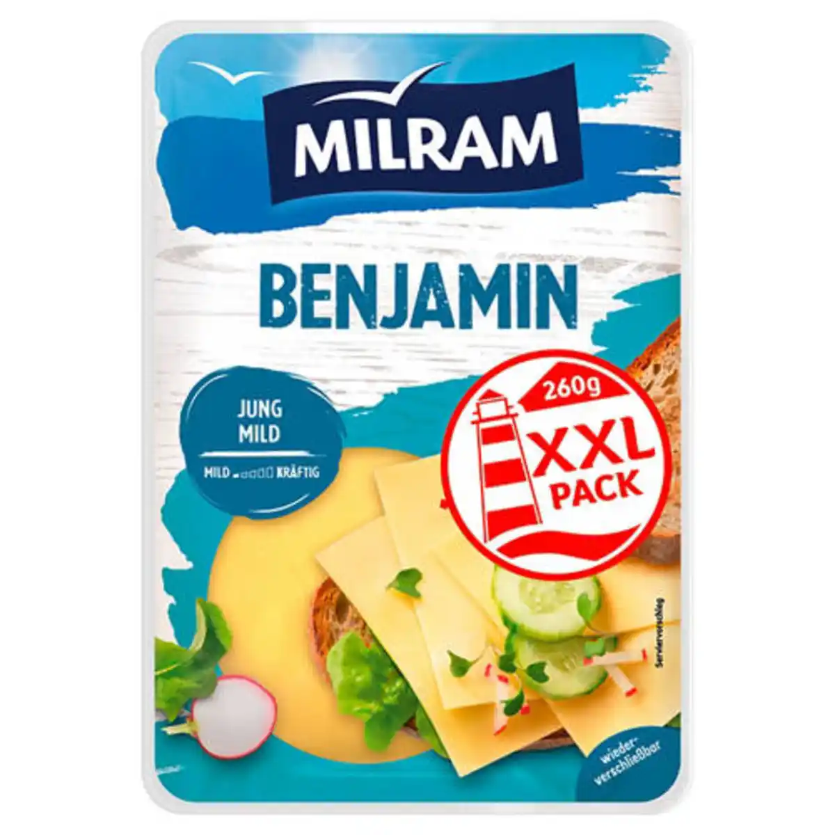Bild 1 von MILRAM Käsescheiben 260 g, Benjamin