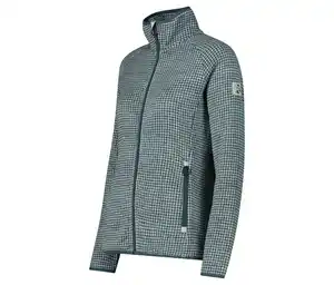 CMP Damen-Strickfleece-Jacke, grün