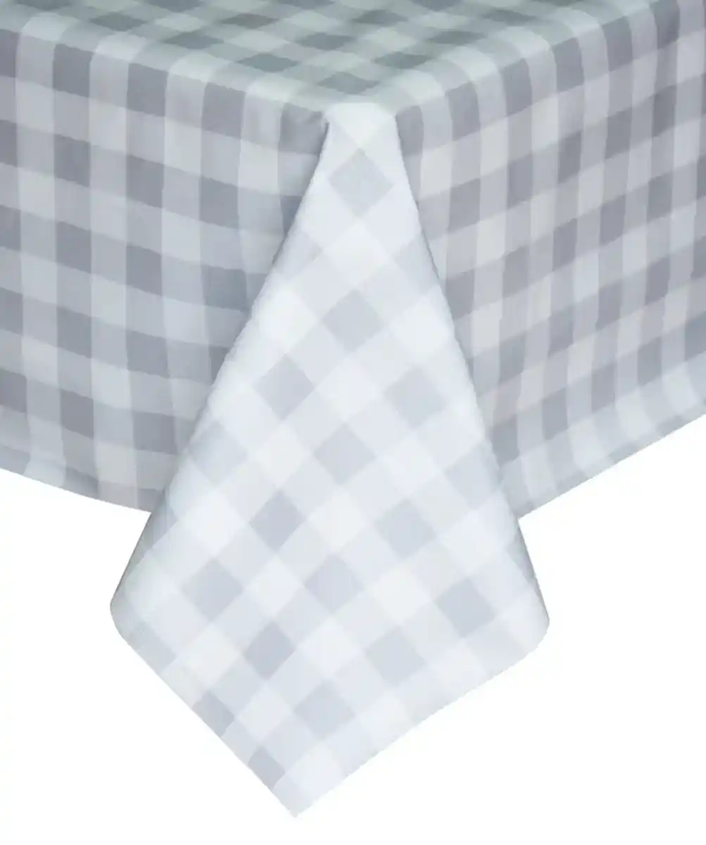 Bild 1 von Wachstuchtischdecke Frühling, grau kariert