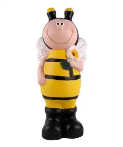 Garten Deko-Biene, neon gelb