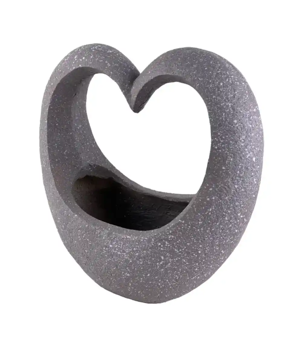 Bild 1 von Pflanztopf Herz, hellgrau