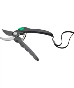 Bypass-Gartenschere, schwarz