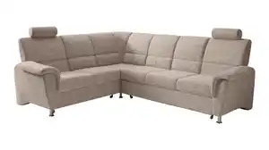 Ecksofa braun Schlaffunktion Bettkasten 271 x 224 cm - VELARO