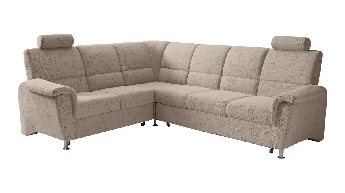Bild 1 von Ecksofa braun Schlaffunktion Bettkasten 271 x 224 cm - VELARO