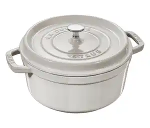 STAUB »Cocotte 24«, weiß, ca. 3,7 l