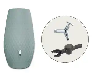 GARANTIA Triagon 2-in-1-Regenspeicher-Set, 230 l, agave