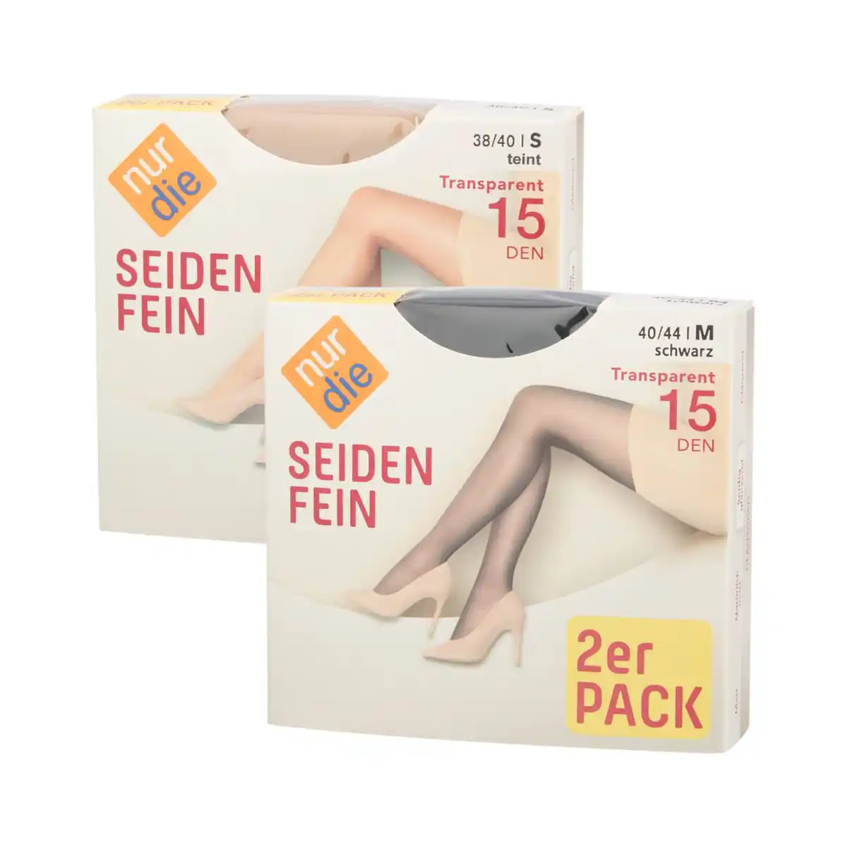 Bild 1 von NUR DIE Feinstrumpfhosen 15 DEN »Seidenfein«, 2-St.-Packg.