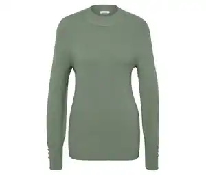 Feinstrickpullover, salbei