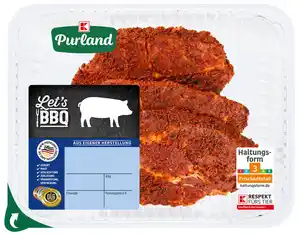 K-PURLAND Schweinenackensteak Texas Style, kg