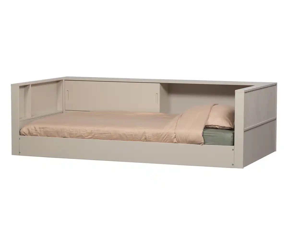 Bild 1 von WOOOD Kiefernholz-Bed-Bank »Carter«, dust