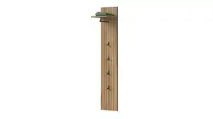 Wandgarderobe Paneele Evoke Eiche 31 cm - STATION