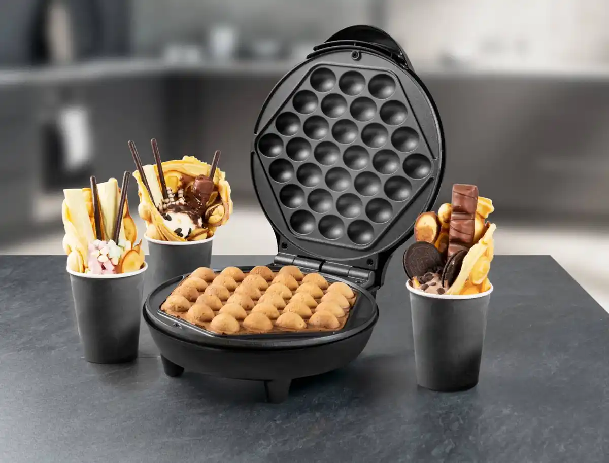 Bild 2 von BESTRON Bubble-Waffeleisen »ABWM700Z«