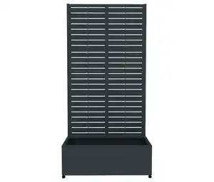 Sichtschutz mit Pflanzkasten, 90 x 184 x 42,5 cm