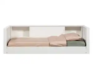 WOOOD Kiefernholz-Bed-Bank »Carter«, weiß