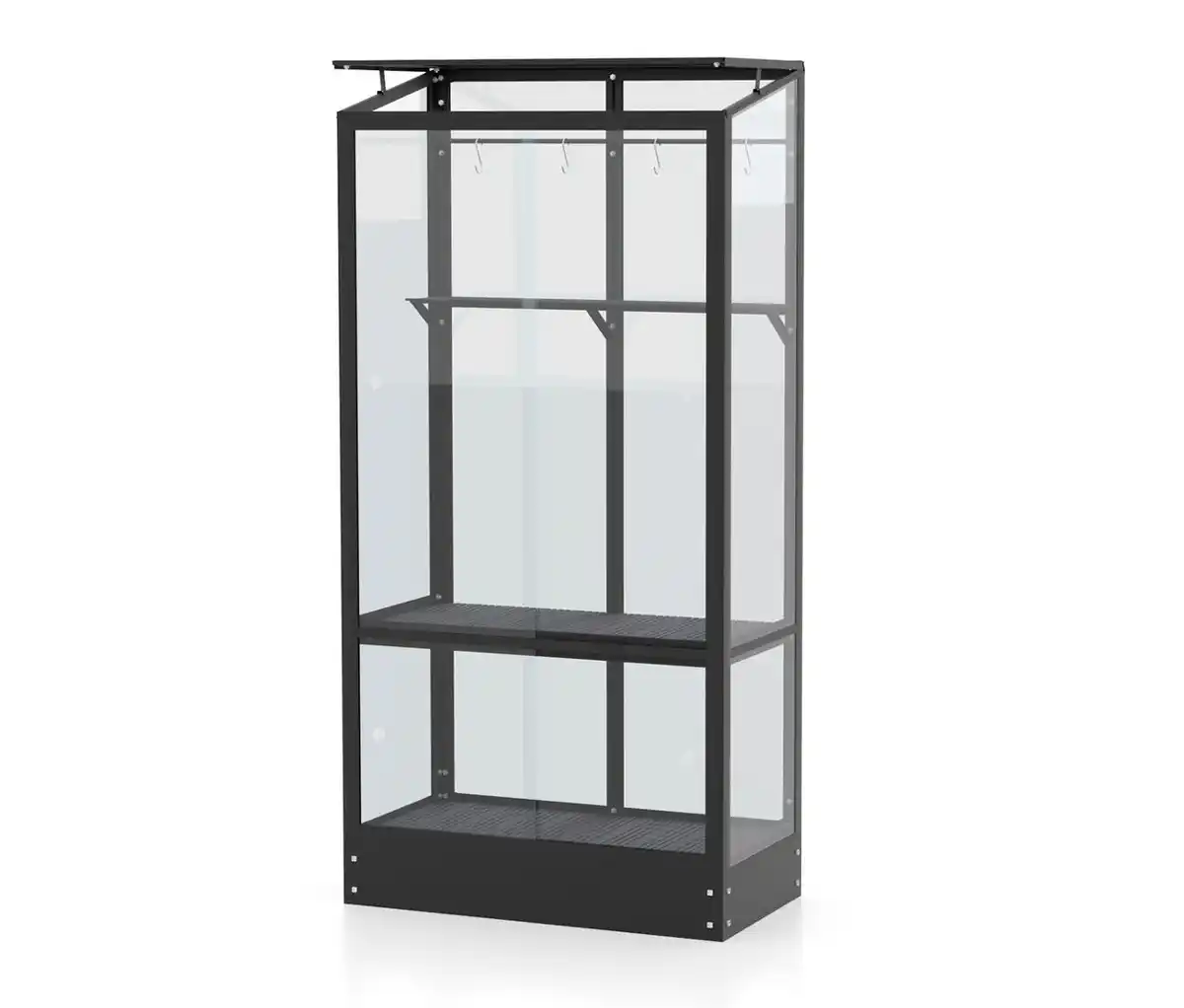 Bild 1 von Vitavia Balkongewächshaus mit Standfundament, schwarz