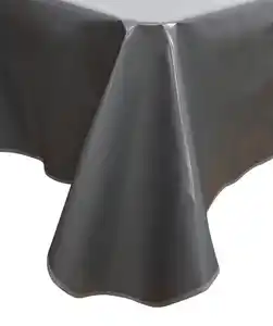 Lack-Tischdecke, grau