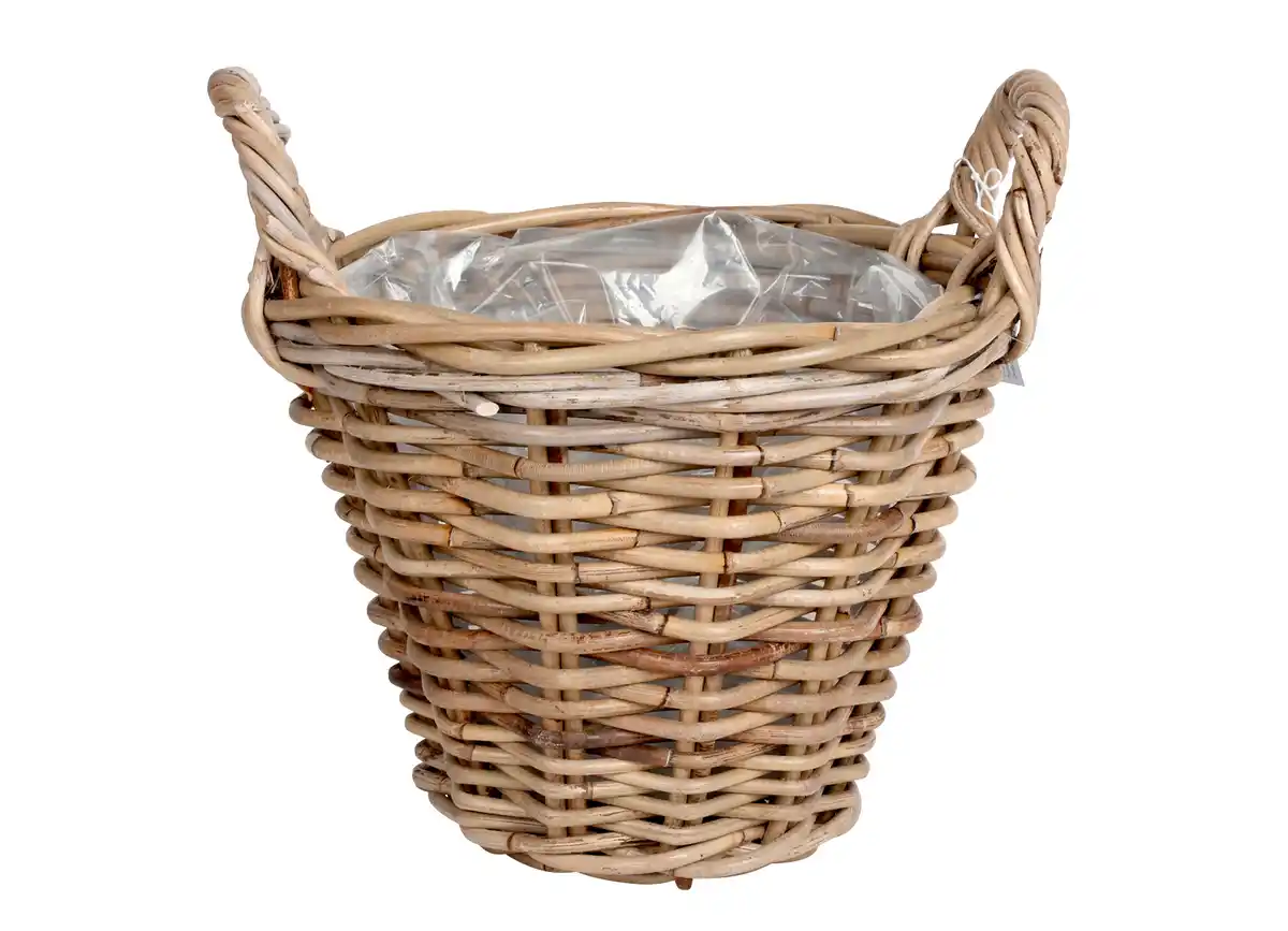 Bild 1 von Weiden-Pflanzkorb mit Folie ausgeschlagen