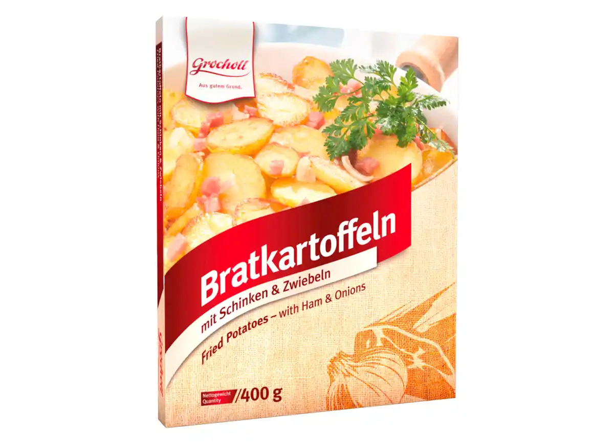 Bild 1 von Bratkartoffeln 400g mit Schinken und Zwiebeln