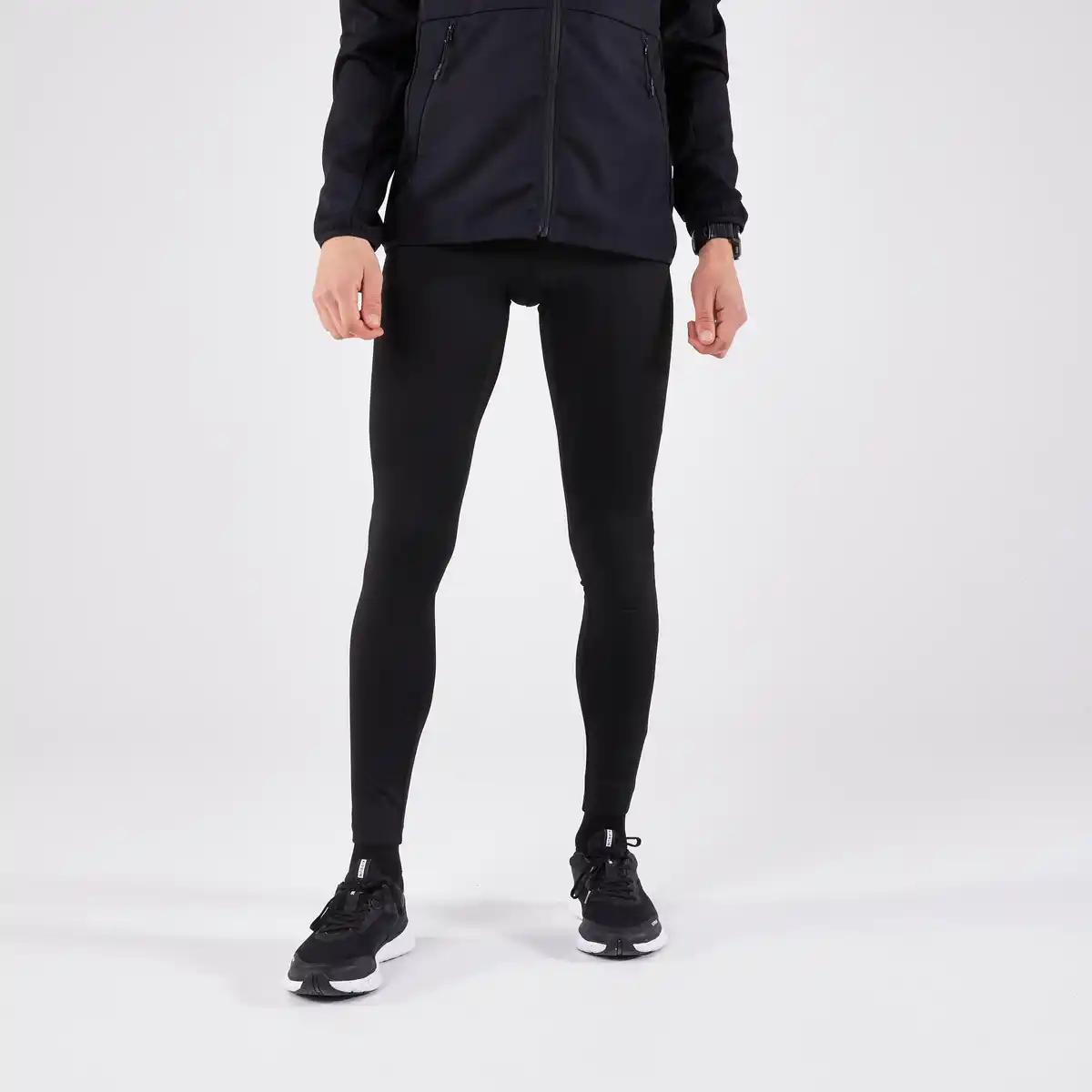Bild 1 von KALENJI Lauftights lang Herren - Run 100 Warm schwarz