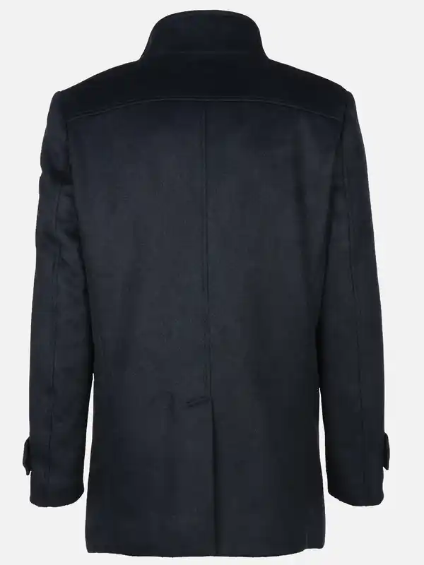 Bild 2 von Herren Wollmantel im 2in1 Look Blau