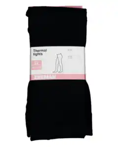 Thermo Strumpfhose - Schwarz, Schwarz, 40/42