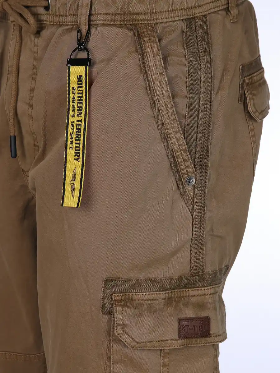 Bild 4 von Herren Cargohose mit Komfortbund Beige