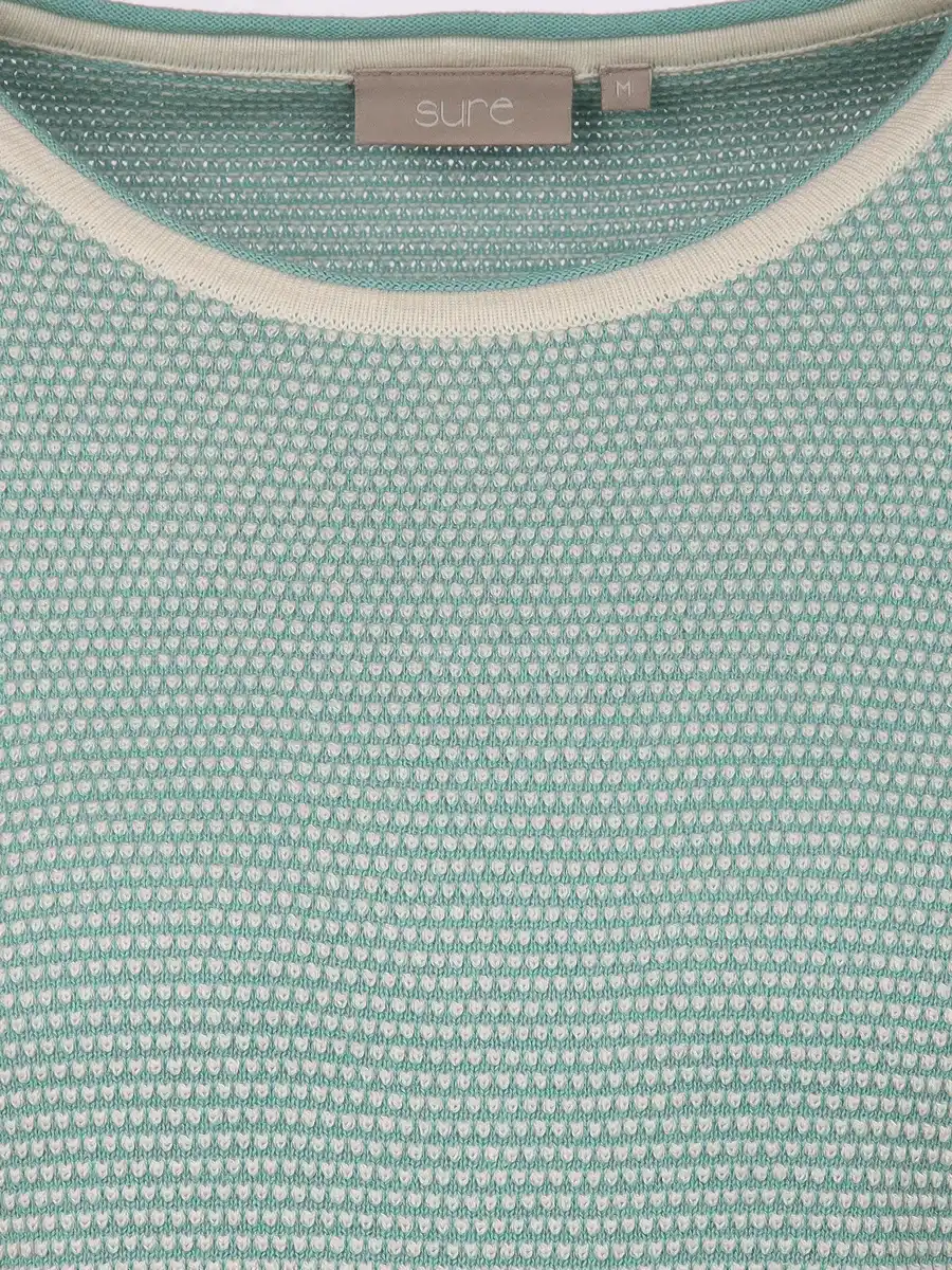 Bild 3 von Damen Strukturpullover Türkis