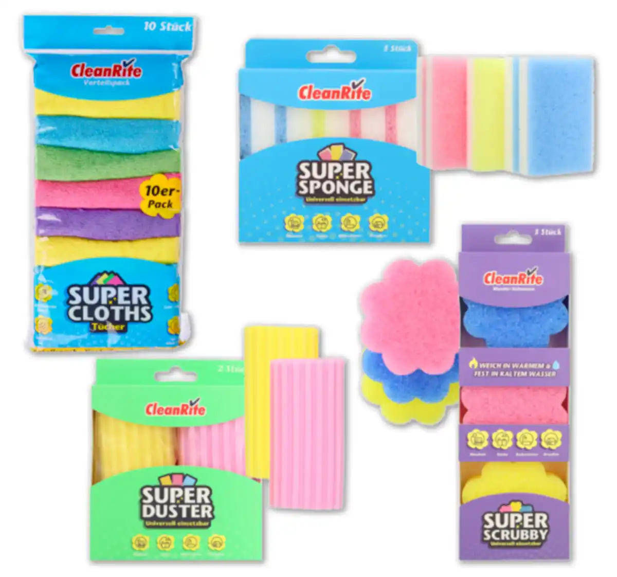 Bild 1 von Schwämme und Tücher gegen Schmutz und Staub*