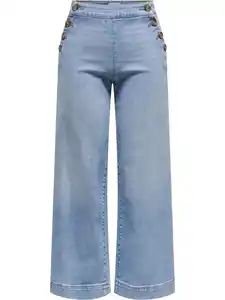 Only ONLMADISON HW BUTTON Jeans Blau