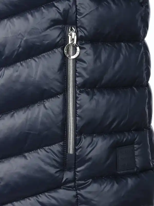 Bild 4 von Damen Weste mit Kapuze Blau