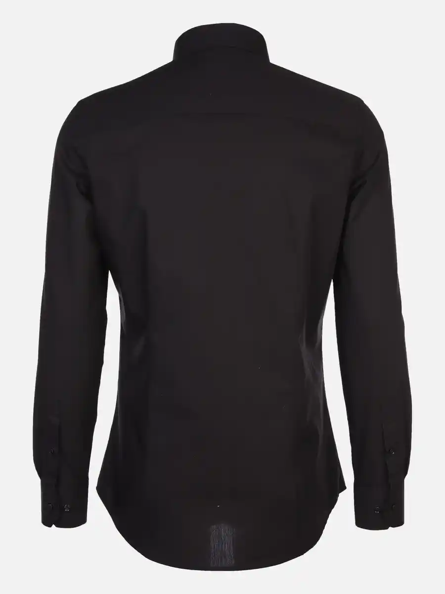 Bild 2 von Herren Cityhemd mit langem Arm Schwarz