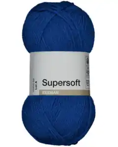 Super soft Strickgarn - Blau, 50g