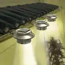 Bild 1 von Solar-Dachrinnenleuchten aus Edelstahl 3er-Set