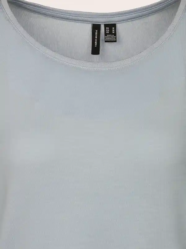 Bild 3 von Vero Moda VMAVA PLAIN SS TOP GA Shirt Blau