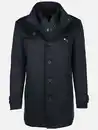 Bild 1 von Herren Wollmantel im 2in1 Look Blau