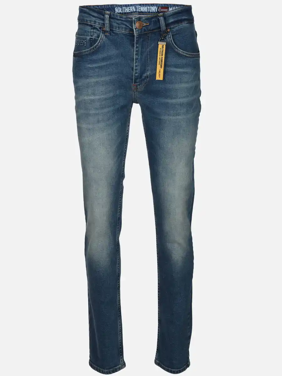 Bild 1 von Herren Jeans in heller Waschung Blau