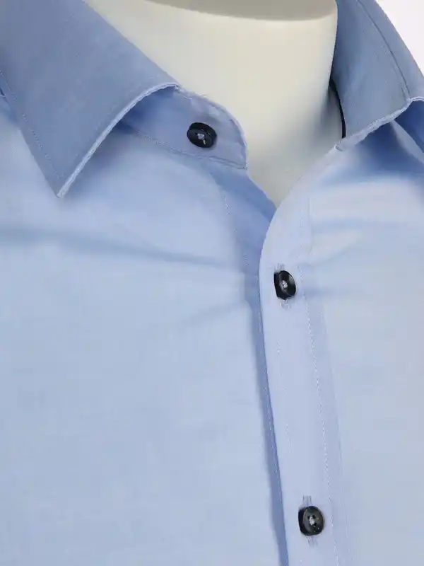 Bild 3 von Herren Cityhemd mit langem Arm Blau