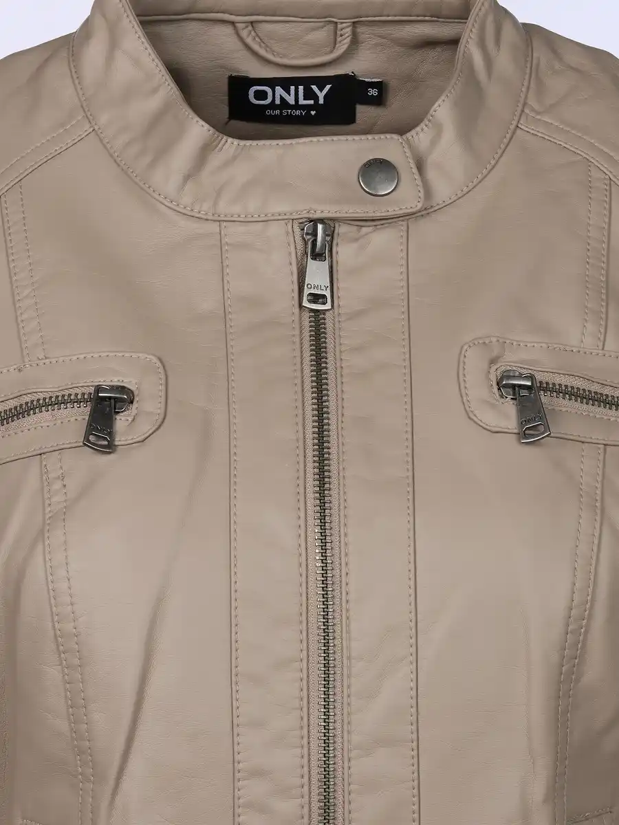 Bild 3 von Only BANDIT PU BIKER NOOS Lederimitatjacke Braun