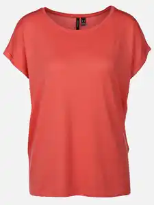 Vero Moda VMLAVA PLAIN SS TOP L Shirt Rosa