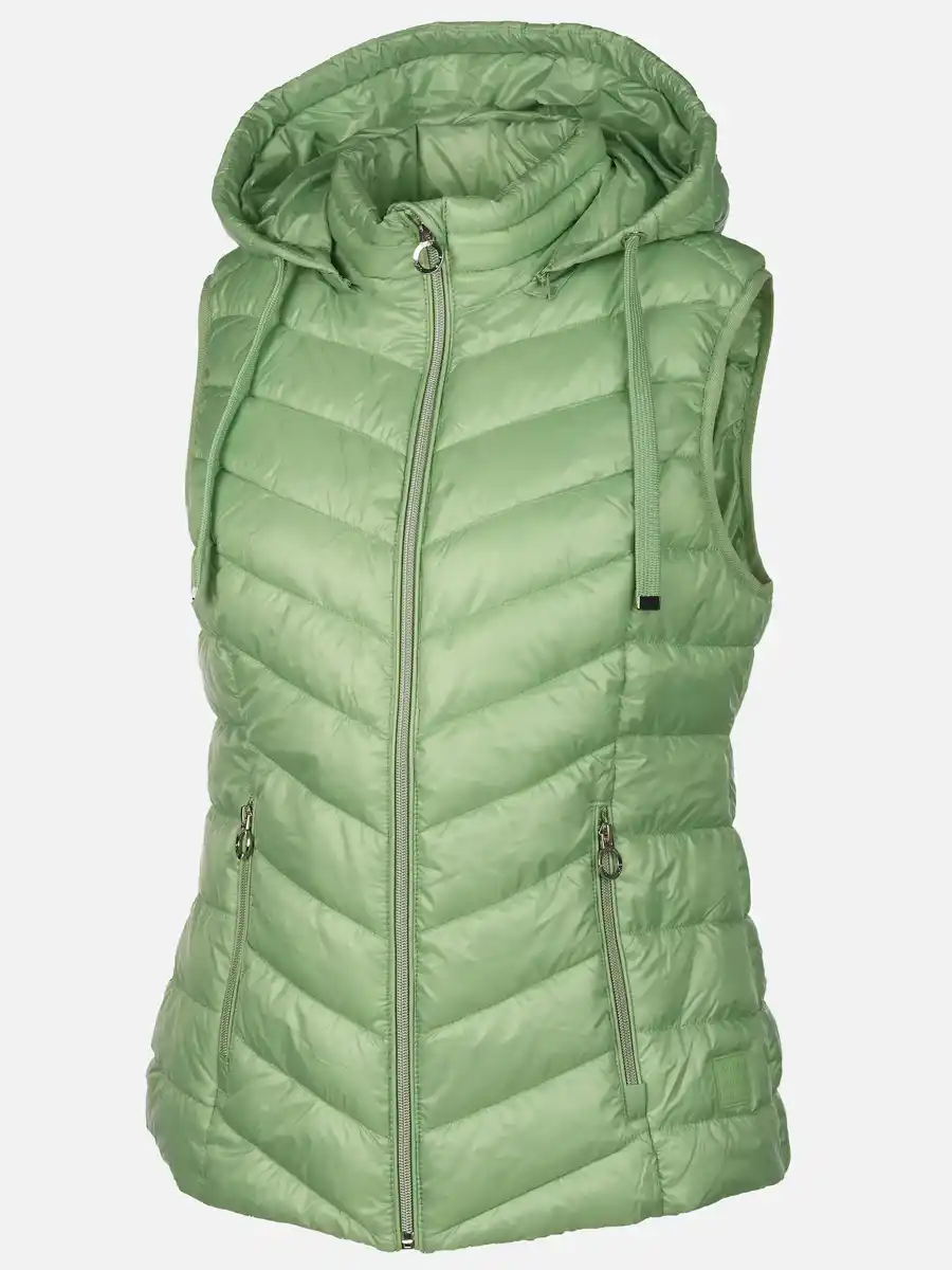 Bild 3 von Damen Weste mit Kapuze Grün