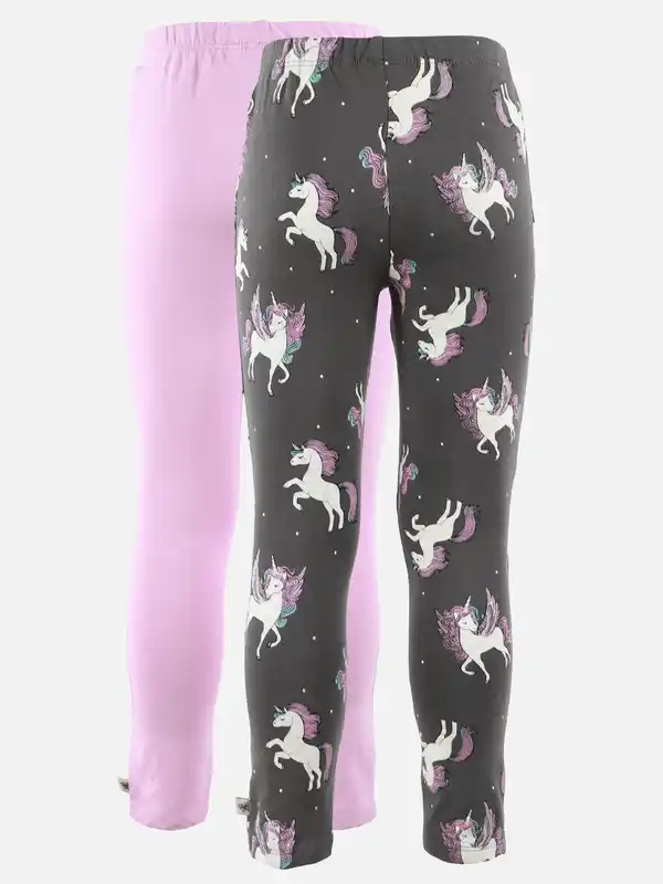 Bild 2 von Mädchen Leggings im 2er Pack Rosa