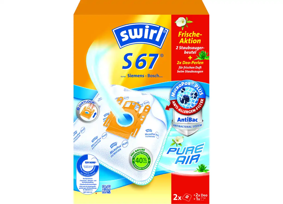 Bild 1 von Swirl Staubsaugerbeutel S 67